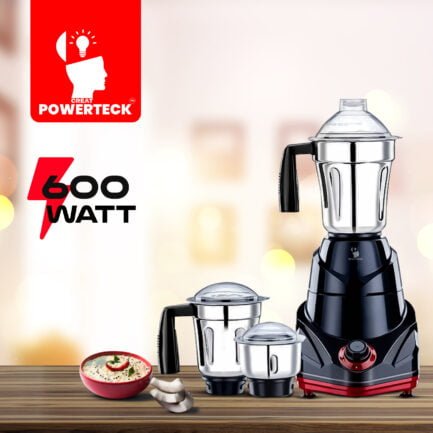 BLACK GOLD 600W. 3JAR MIXER GRINDER - Image 3