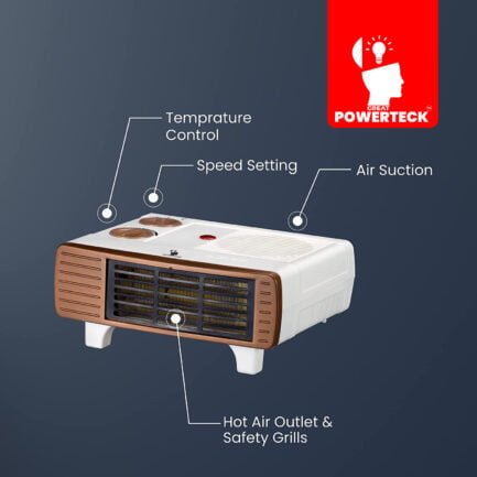 HEAT CONVECTOR 1000/2000 Watt. BLOWER HEATER - Image 3