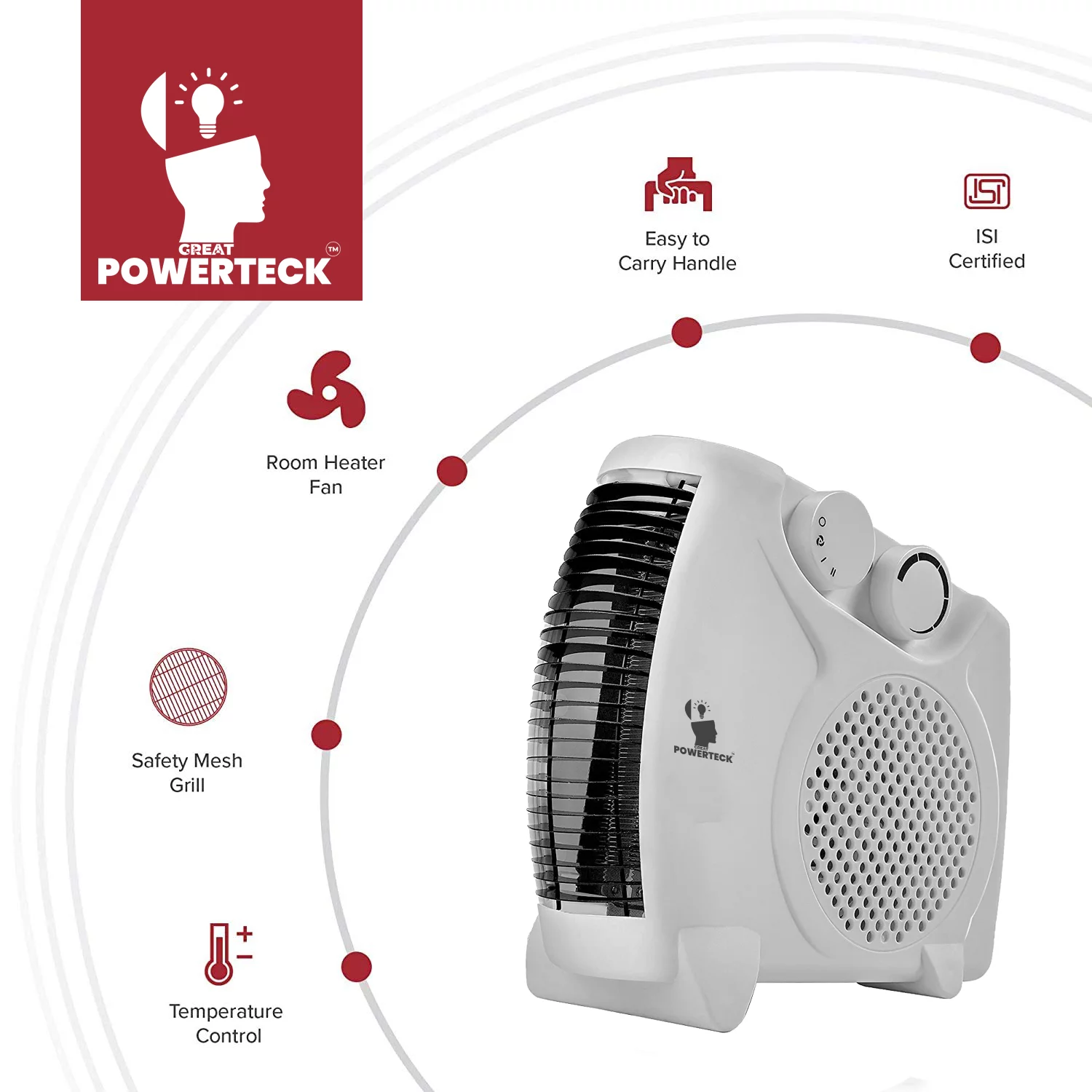 BAJ TOWER 1000/2000 Watt. BLOWER HEATER - Image 4