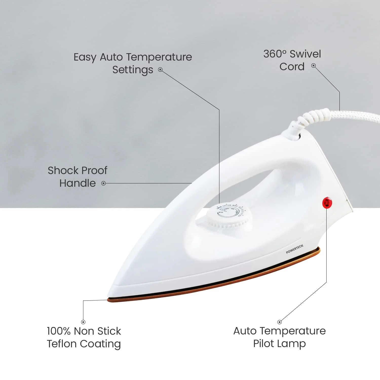 BULLET DRY IRON 750W. - Image 2