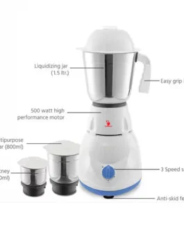 DIAMOND 550W. 3JAR MIXER GRINDER