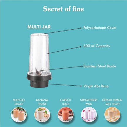 NUTRI BLENDER 500W. 2JAR - Image 3
